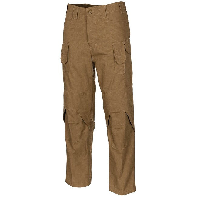 MFH Professional Mission Combat Pants Ny/Co Rip Stop, Coyote Tan
