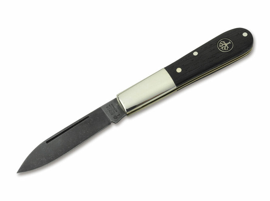 Böker Barlow Oak Tree coltello tascabile 6,5 cm, legno, quercia Bog