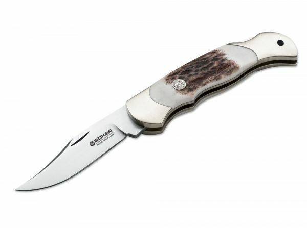 Böker Manufaktur Solingen Boy Scout coltello da tasca 5,7 cm, in corno