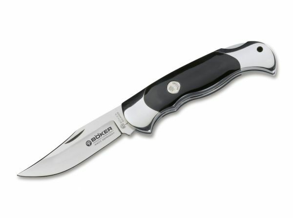 Böker Manufaktur Solingen Scout Buffalo coltello tascabile 8 cm, corno di bufalo
