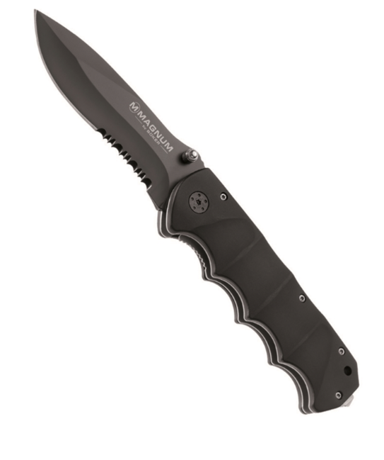 Böker Coltello Pieghevole magnum, nero, spear 23cm