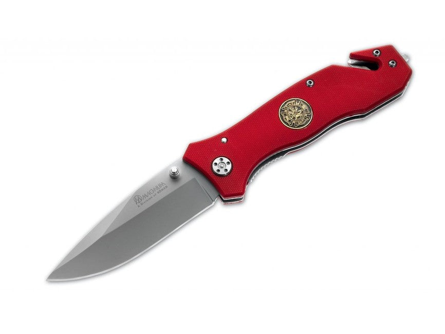 Böker Magnum coltello pieghevole Fire Brigade 20,5cm, red