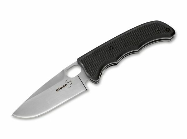 Böker Plus Amsterdam coltello tascabile a doppia azione 8,5 cm, nero, G10