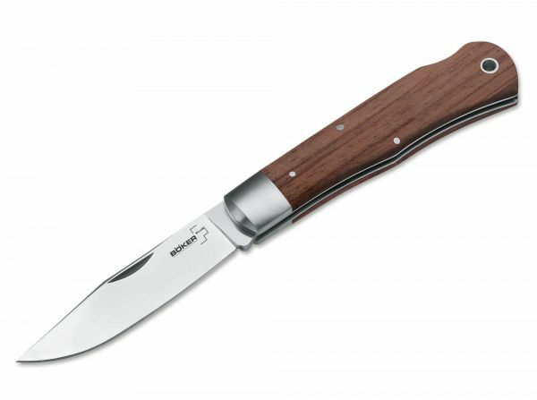 Böker Plus Lockback bubinga coltello tascabile classico 9,2 cm, legno Bubinga