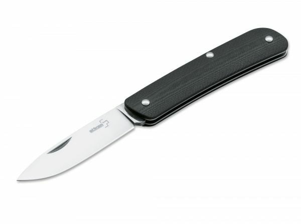 Böker Plus Tech Tool City 1 coltello tascabile multiuso 7,1 cm, nero, G10, frangivetro