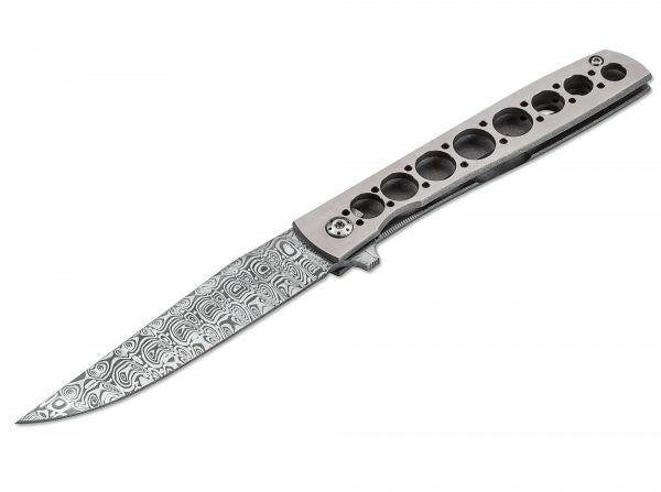 Böker Plus Urban Trapper coltello tascabile 8,7 cm, damasco, titanio