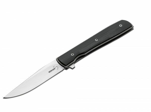 Böker Plus Urban Trapper Petite G-10 coltello tascabile 7 cm, nero, titanio, g10