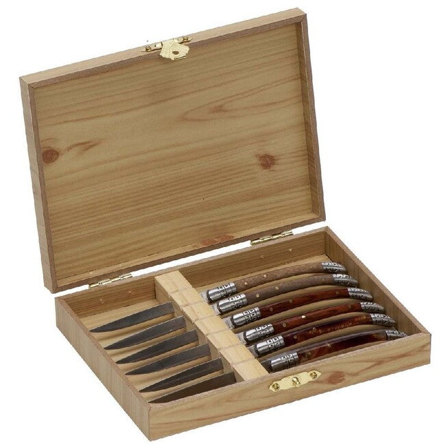 Bon Couteau Bon Couteau Coltello tascabile 6er Box klein 420rsf 70mm, schwarz
