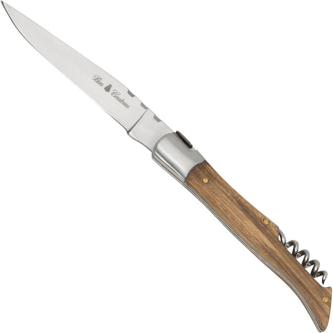 Bon Couteau Zebraholz Korkenz coltello da tasca