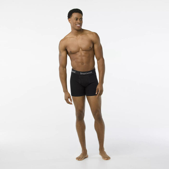 Smartwool Merino Boxer da uomo M boxer brief boxed, nero