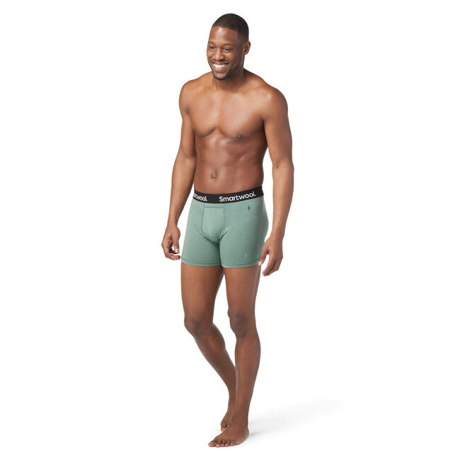Smartwool Merino Boxer da uomo m boxer brief boxed, salvia