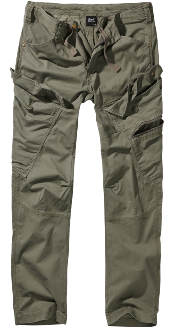 Brandit Adven pantaloni slim fit, oliva