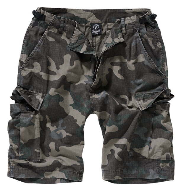 Brandit BDU Ripstop pantaloncini, darkcamo