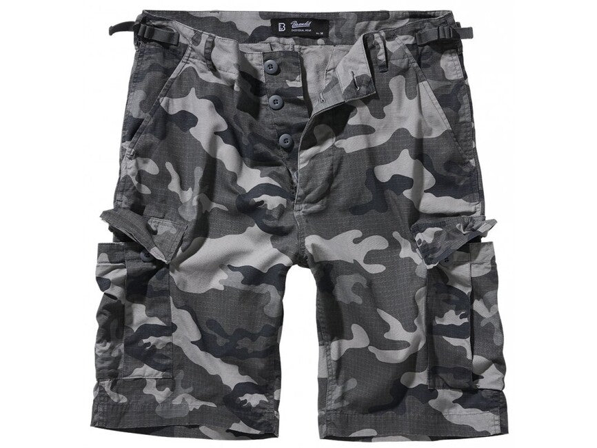 Brandit BDU Ripstop pantaloncini, grigio mimetico