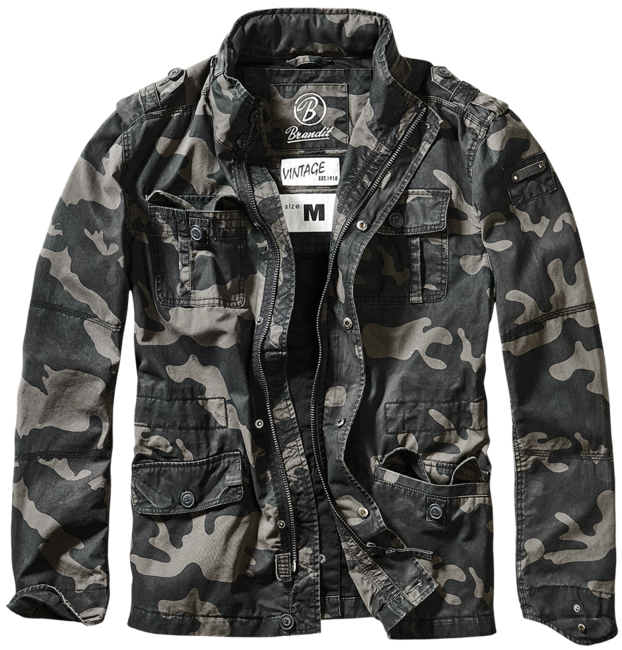 Brandit Britannia giacca mezza stagione, darkcamo
