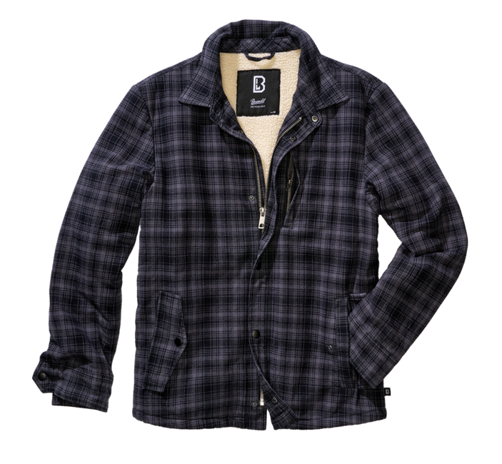 Brandit Classic Sherpa giacca, nera antracite