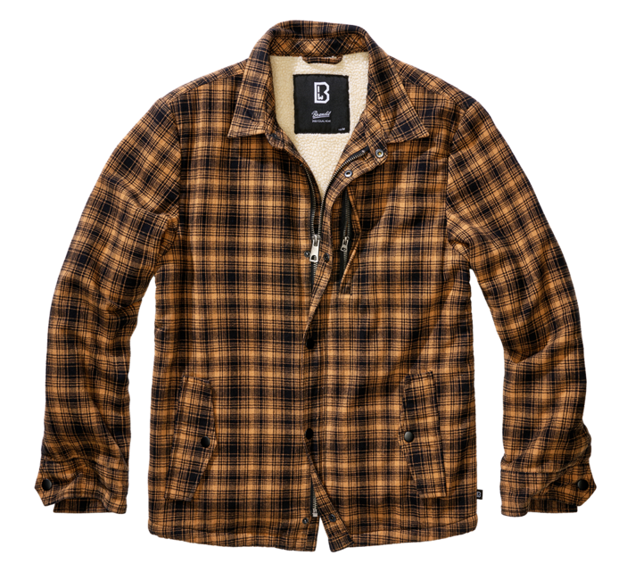 Brandit Classic Sherpa giacca, cammello-nero