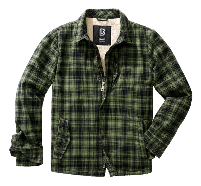 Brandit Classic Sherpa giacca, nera oliva