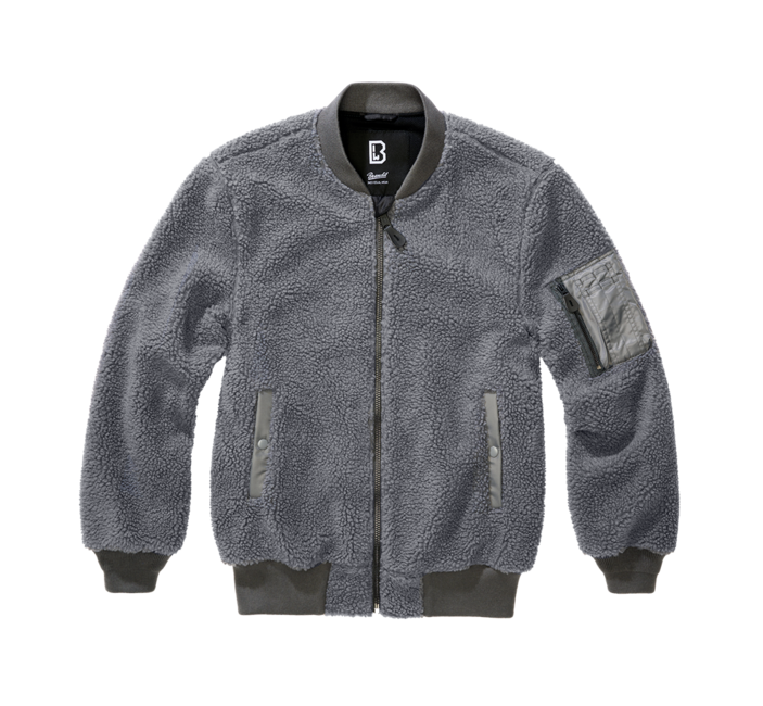 Brandit Giacca MA1 Sherpa, antracite