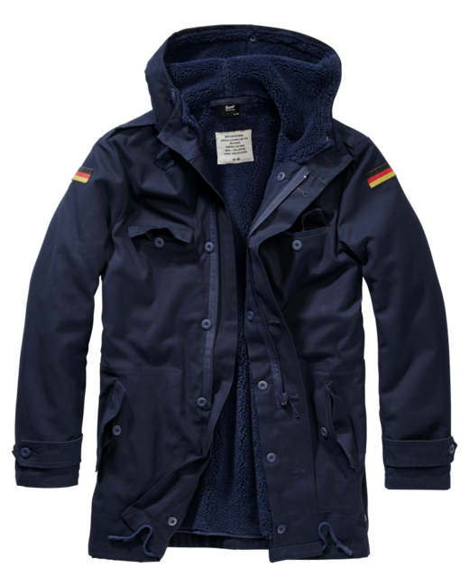 Brandit Parka BW Flag, blu navy