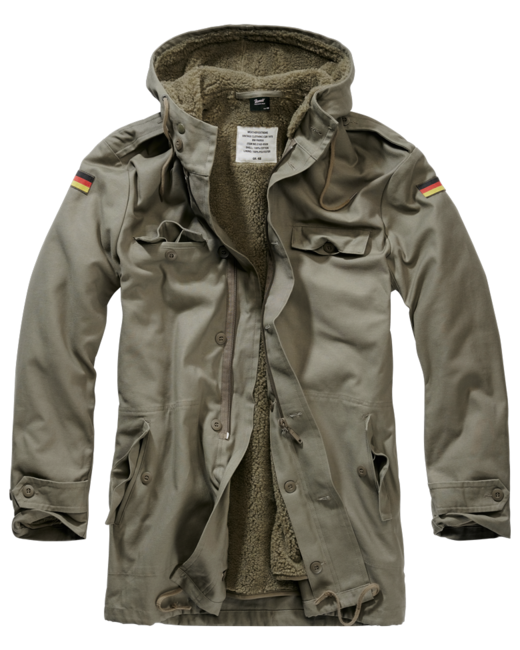 Brandit Parka BW con bandiera, oliva