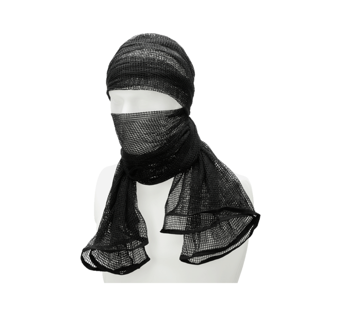 Brandit Sciarpa Commando Net, nero