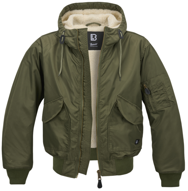 Brandit CWU giacca con cappuccio, oliva