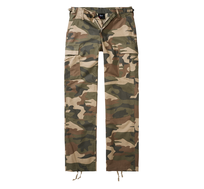 Brandit pantaloni bdu ripstop da donna, light woodland