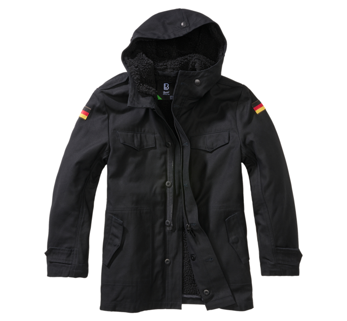 Brandit Parka BW da bambino, nero