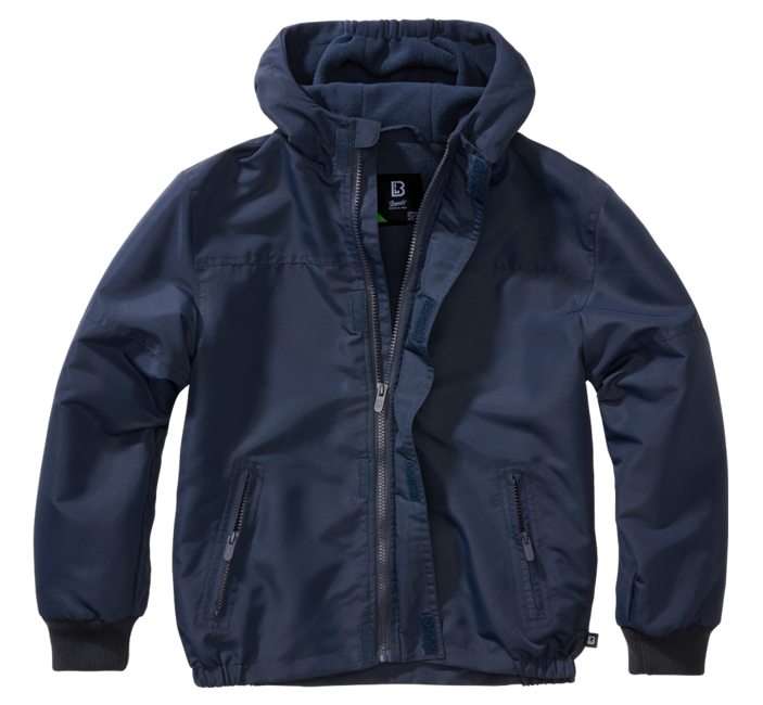 Brandit Kids Frontzip giacca a vento, blu navy