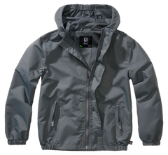 Brandit Summer Frontzip Windbreaker giacca per bambini, anthracite