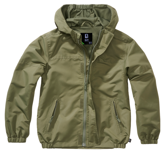 Brandit Kids Frontzip giacca a vento, oliva