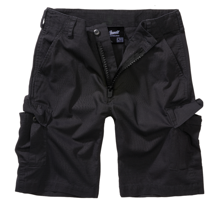 Brandit BDU Ripstop pantaloncini da bambino, nero
