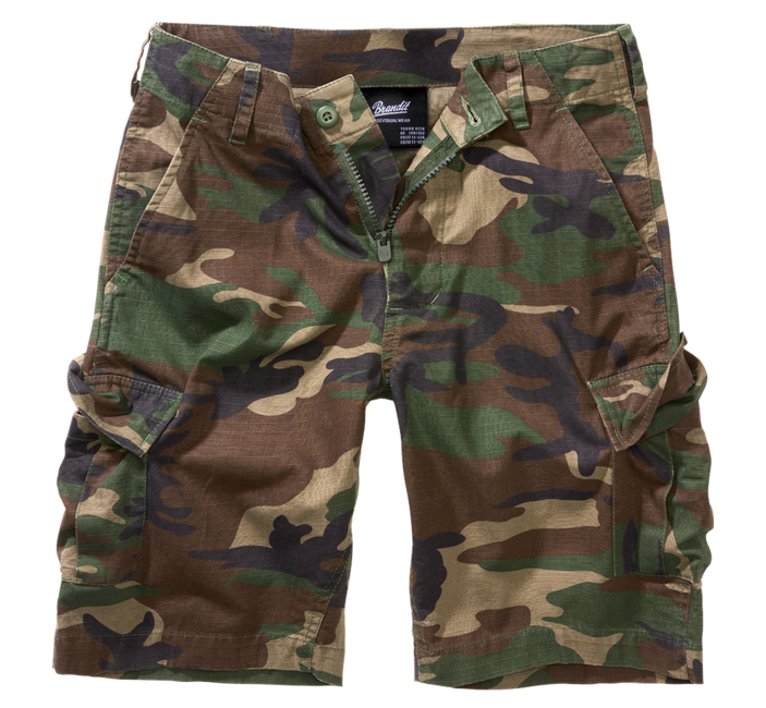 Brandit Pantaloncini BDU Ripstop da bambino, terra di bosco