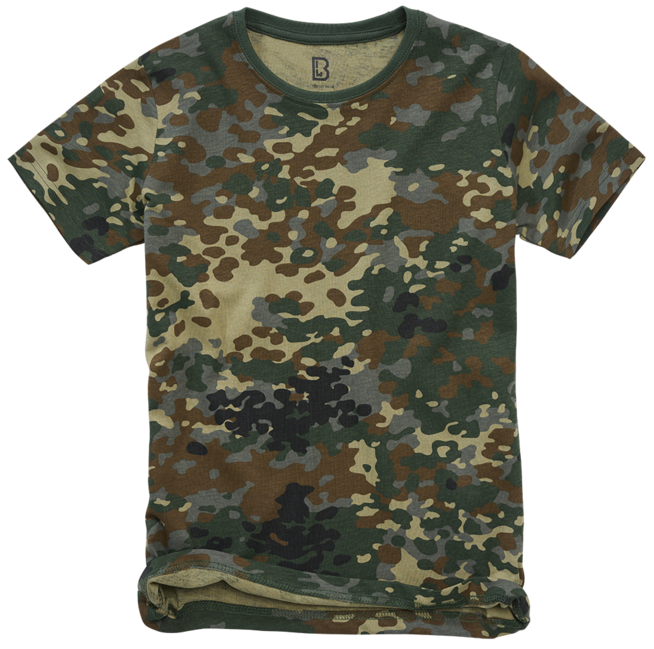 Brandit Maglietta a maniche corte per bambini, flecktarn