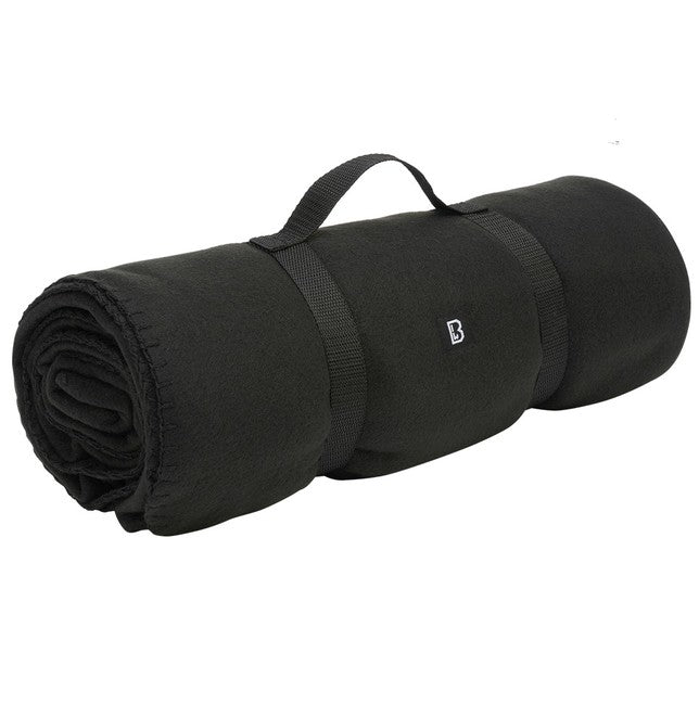 Brandit Coperta in pile 135 x 175 cm, nero