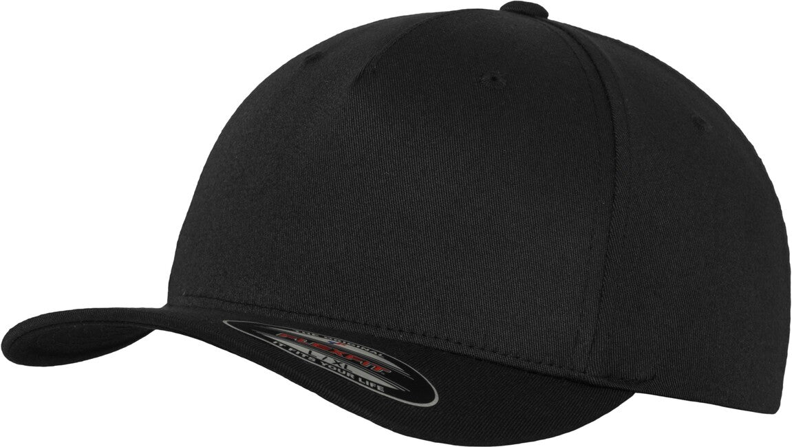 Brandit Flexfit cappello a 5 pannelli, nero