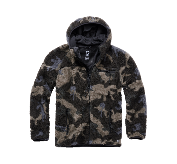 Brandit Teddyfleece Worker giacca in pile, darkcamo