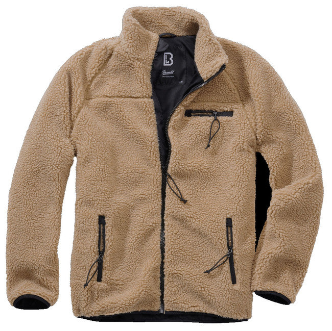 Brandit Teddyfleece giacca in pile, kaki