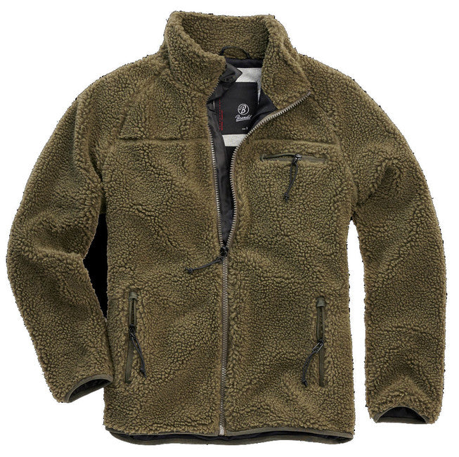 Brandit Teddyfleece giacca in pile, oliva