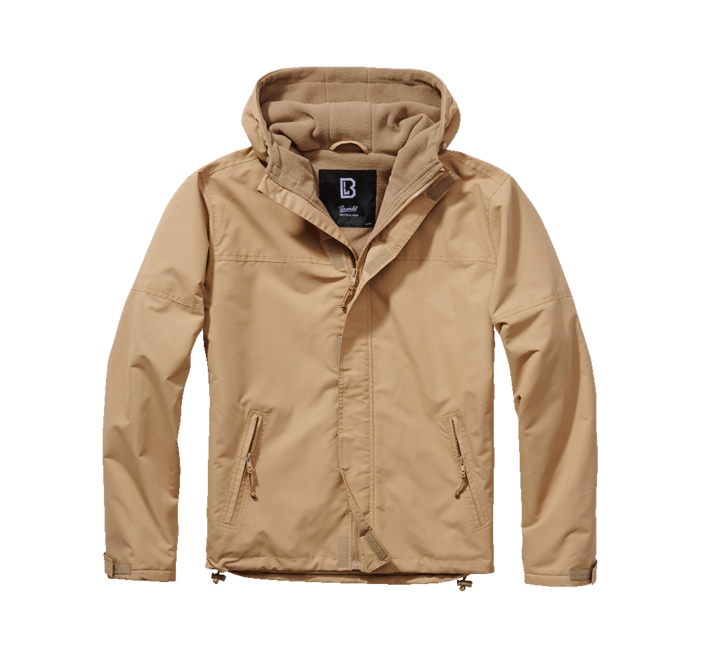 Brandit Frontzip Windbreaker giacca, cammello