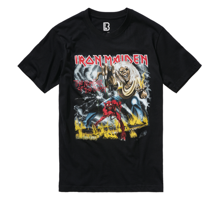 Brandit Iron Maiden maglietta, nera