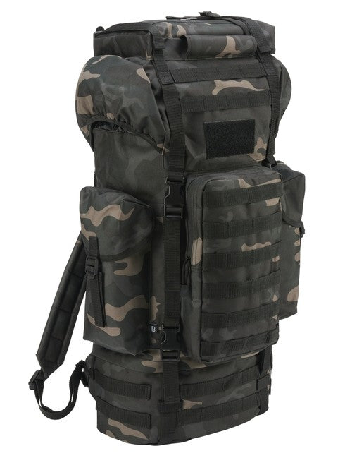 Brandit Kampfrucksack zaino tattico molle 65l, darkcamo