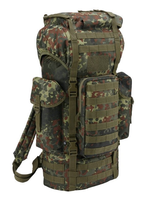 Brandit Kampfrucksack zaino tattico molle 65l, flecktarn