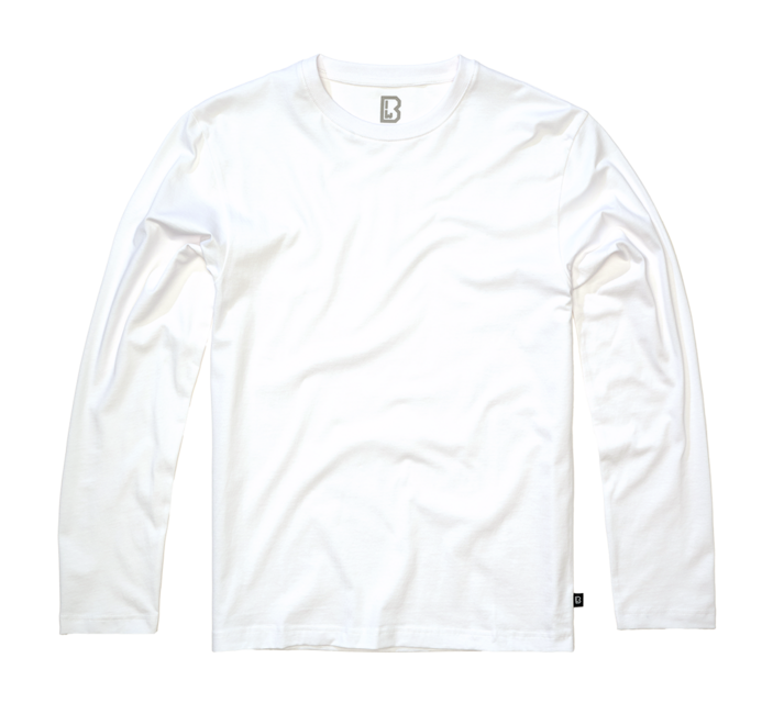 Brandit Premium t-shirt a maniche lunghe, bianco