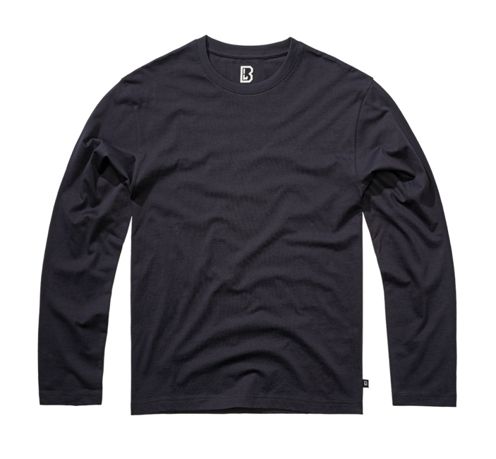 Brandit Premium maglietta a maniche lunghe, blu