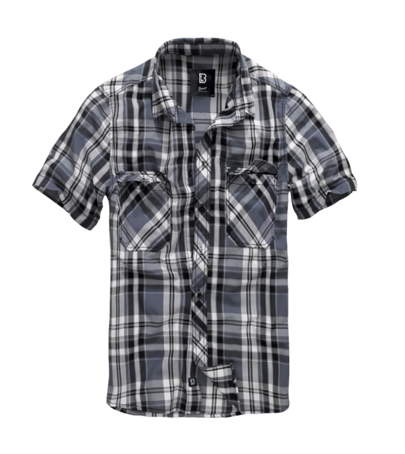 Brandit Roadstar camicia a maniche corte, nero-antracite