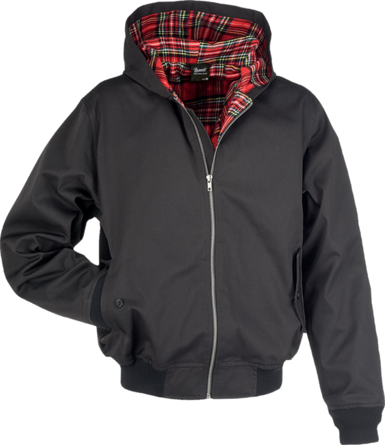 Brandit Lord Canterbury giacca con cappuccio, nera