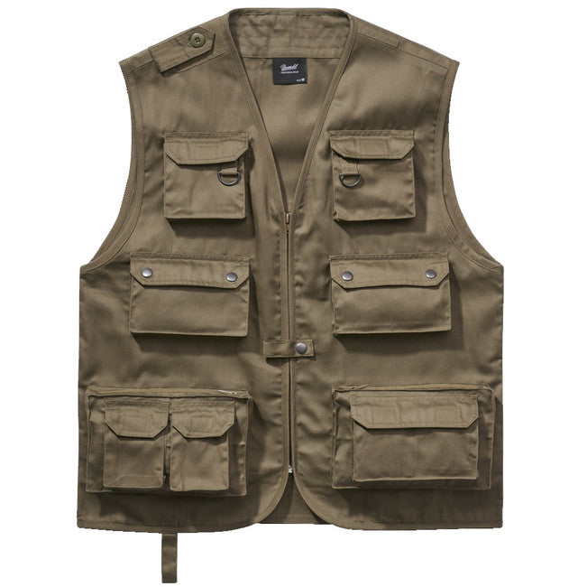 Brandit Gilet da caccia, oliva
