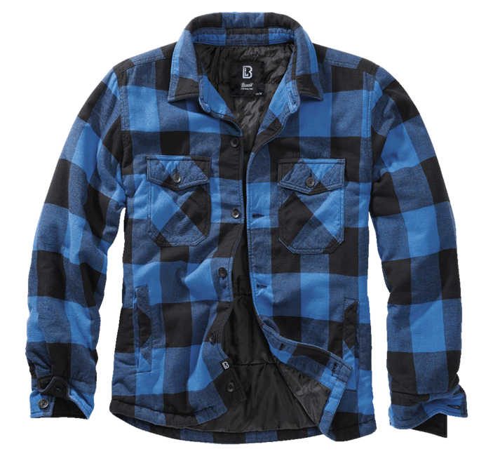 Brandit Lumber giacca, nero+blu